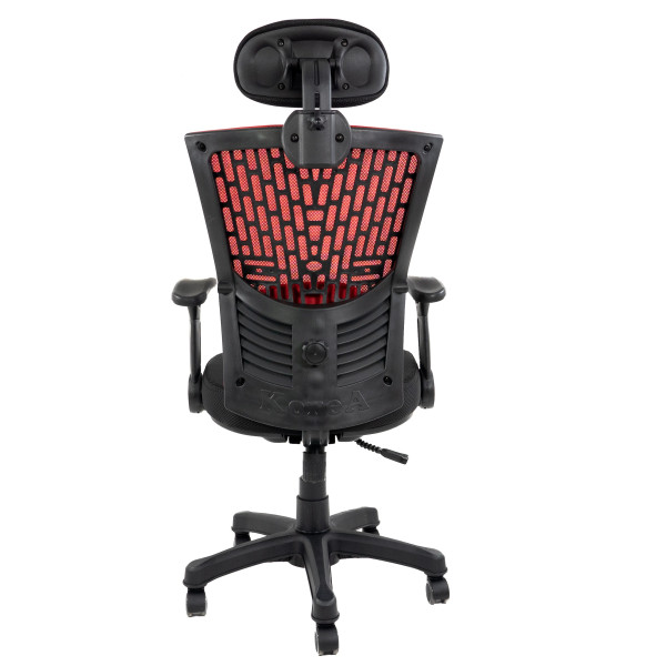 Fotel biurowy ergonomiczny Artnico Mesh B30 czerw