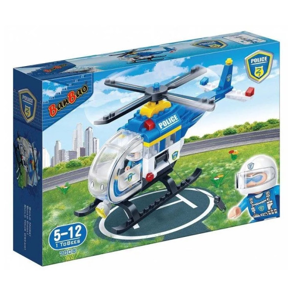 Klocki BanBao 7008 Helikopter policyjny